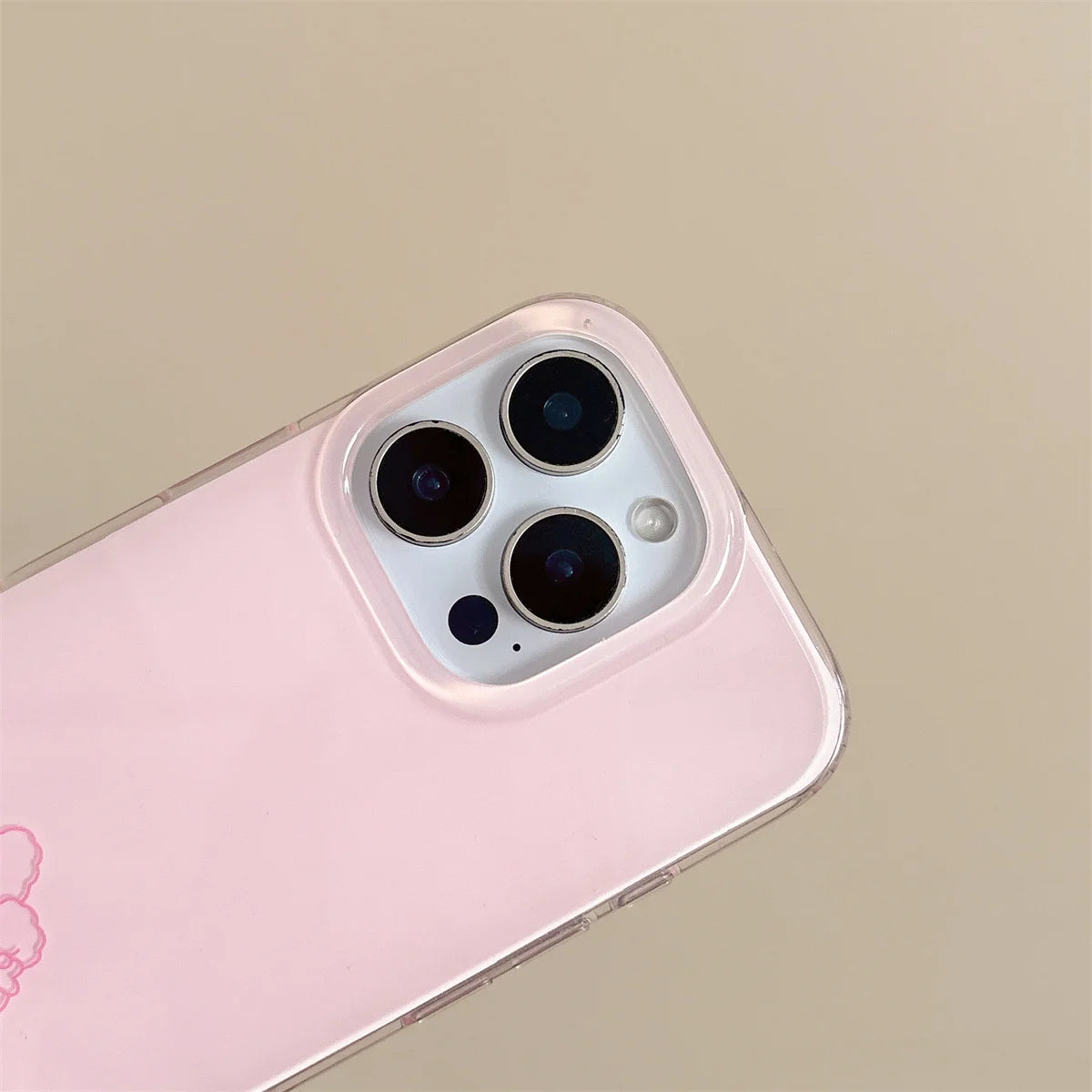 Solid Color Line Melody Phone Case