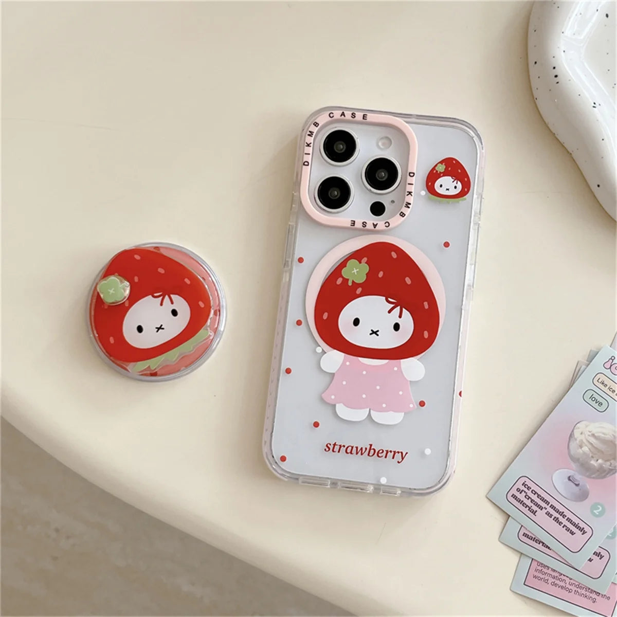 Hello Kitty Magnetic Grip Tok Holder Magsafe Wireless Charge Phone Case
