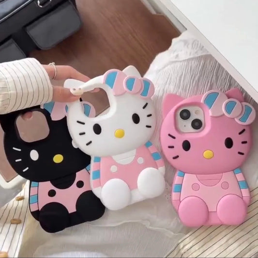 Cute Cartoon Hello Kitty Soft Silicone Phone Case