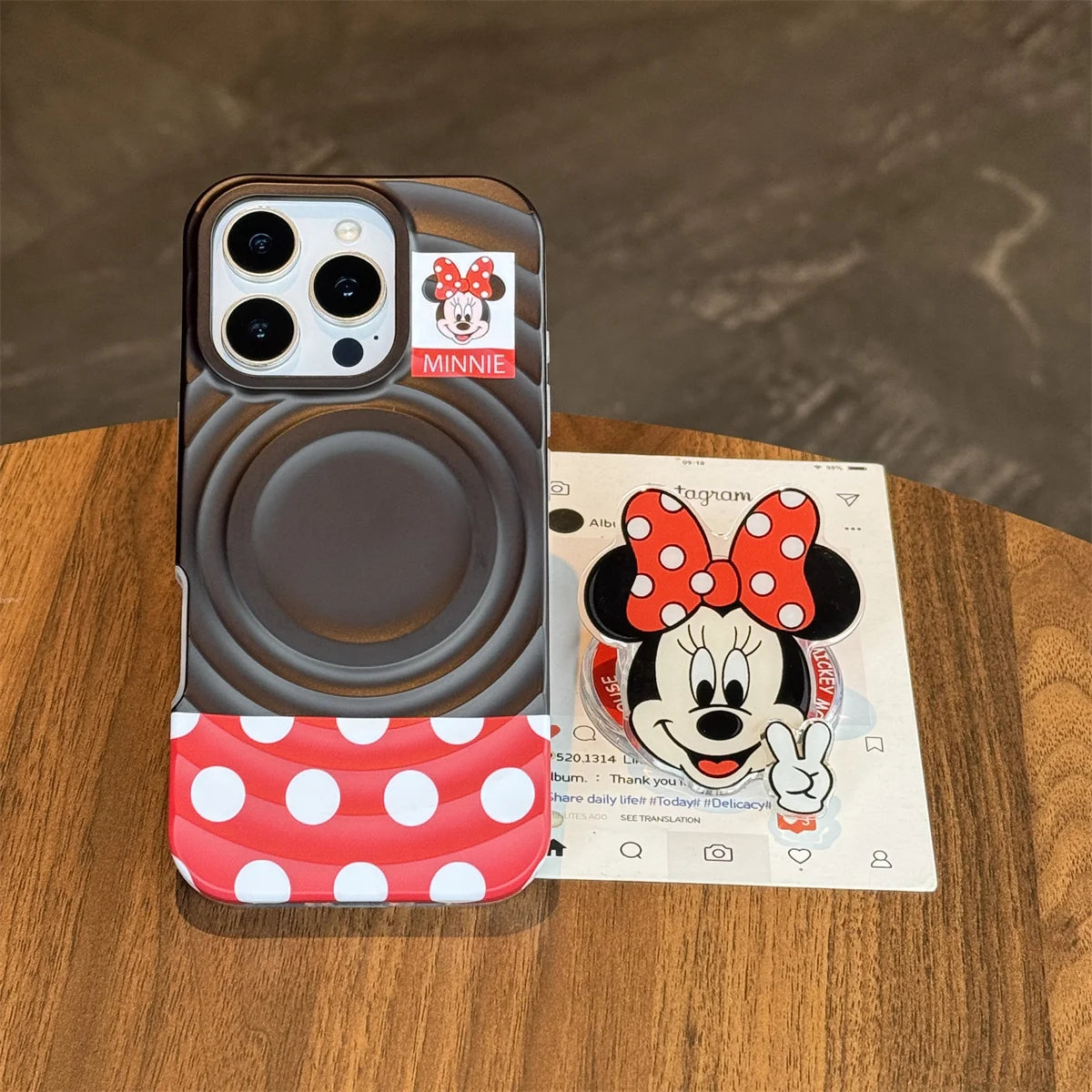 Mickey And Minnie Clothing Magnetic Phone Case