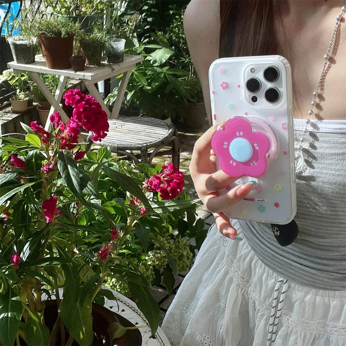 Kawaii Cartoon Joker Stand Phone Case