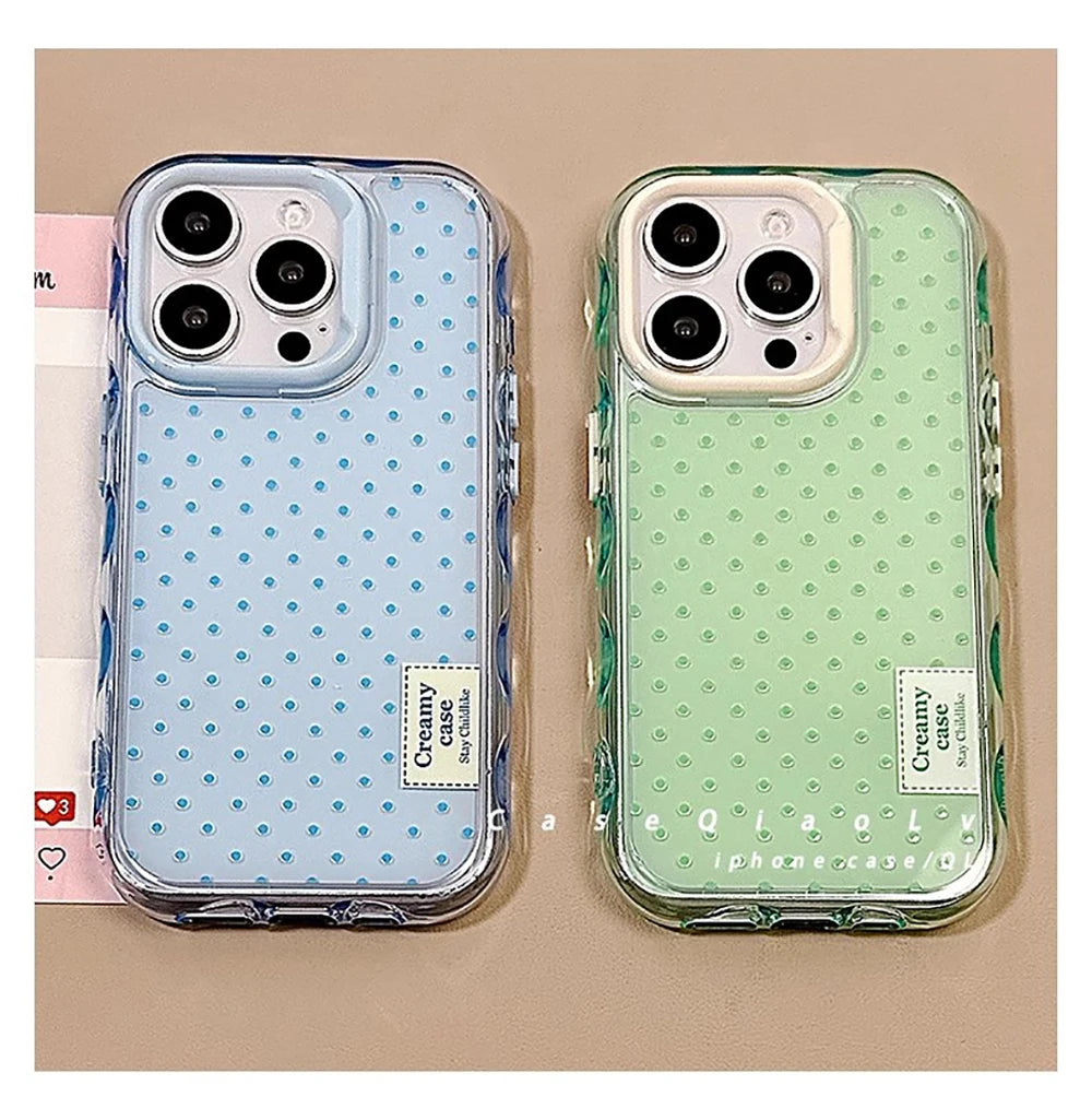 Cute Polka Dot Macron Color Phone Case