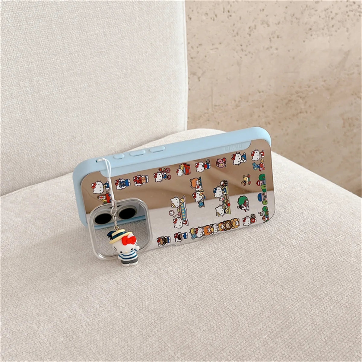 Cartoon Full Screen Kuromi Hello Kitty Laptop Flip Phone Case