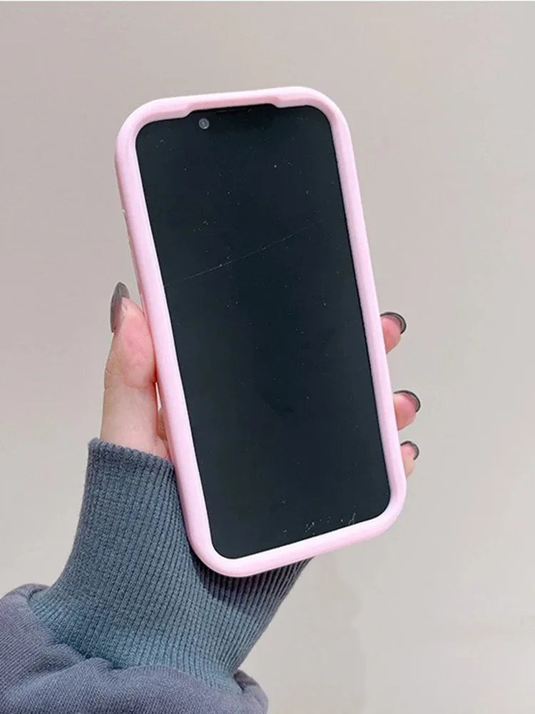 Cute Funny Pig Piggy Telescopic Bracket Phone Case