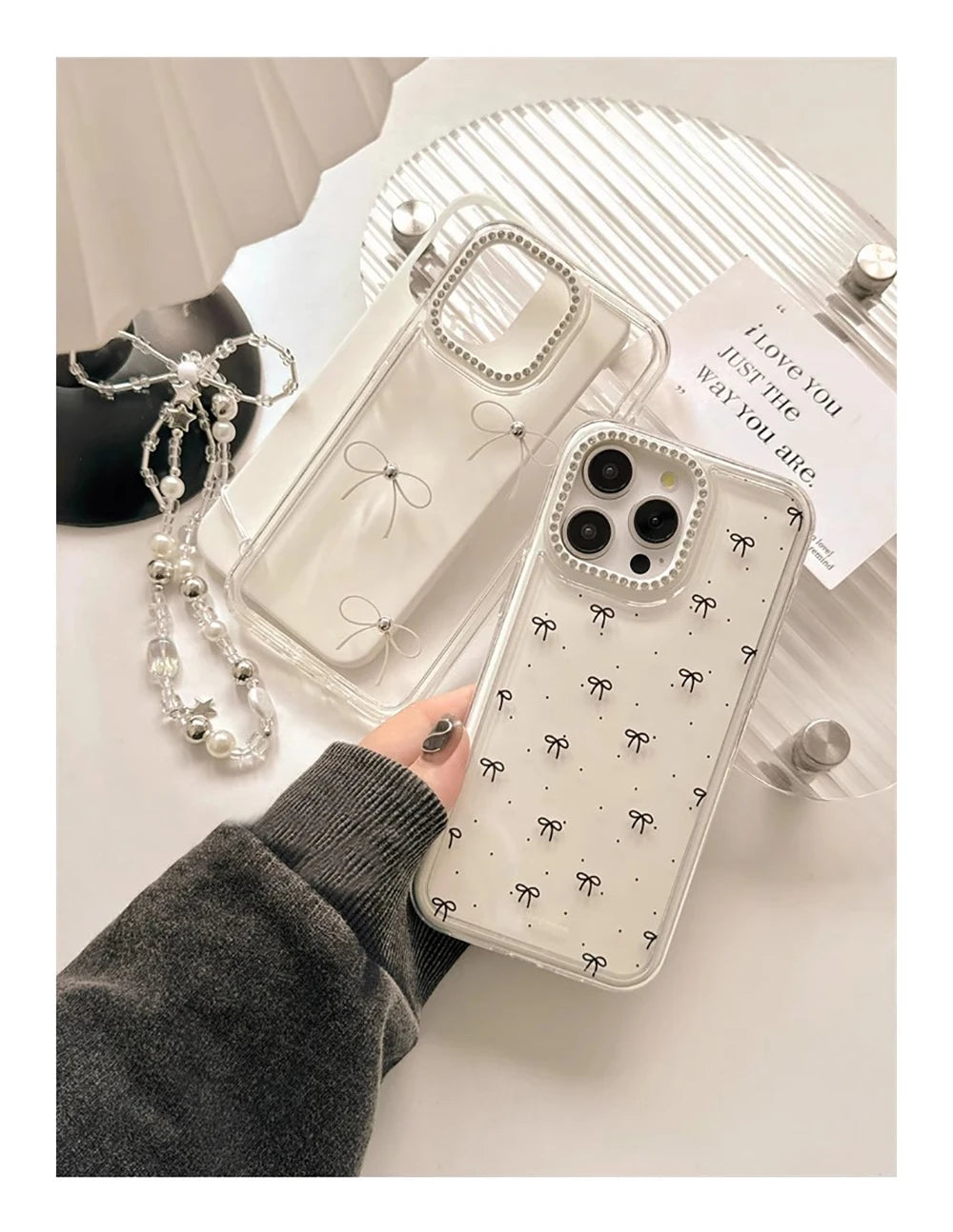 Luxury Bowknot Glitter Phone Case