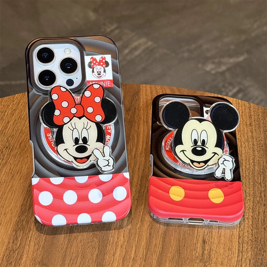 Mickey And Minnie Clothing Magnetic Phone Case