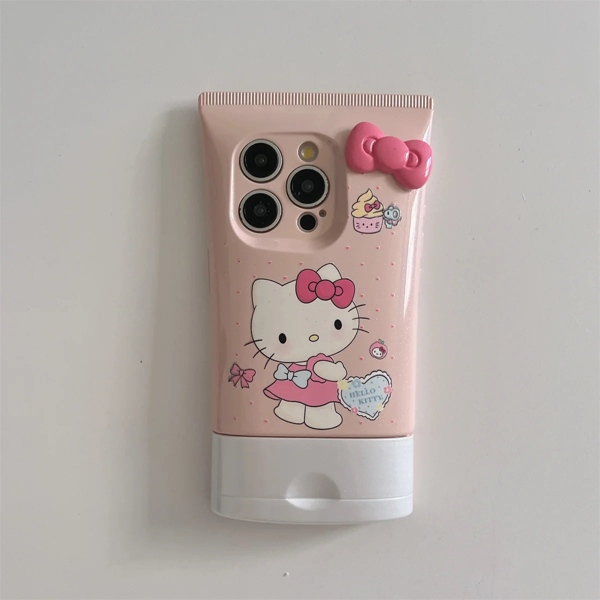 New Polka Dot Bow Cat Phone Case