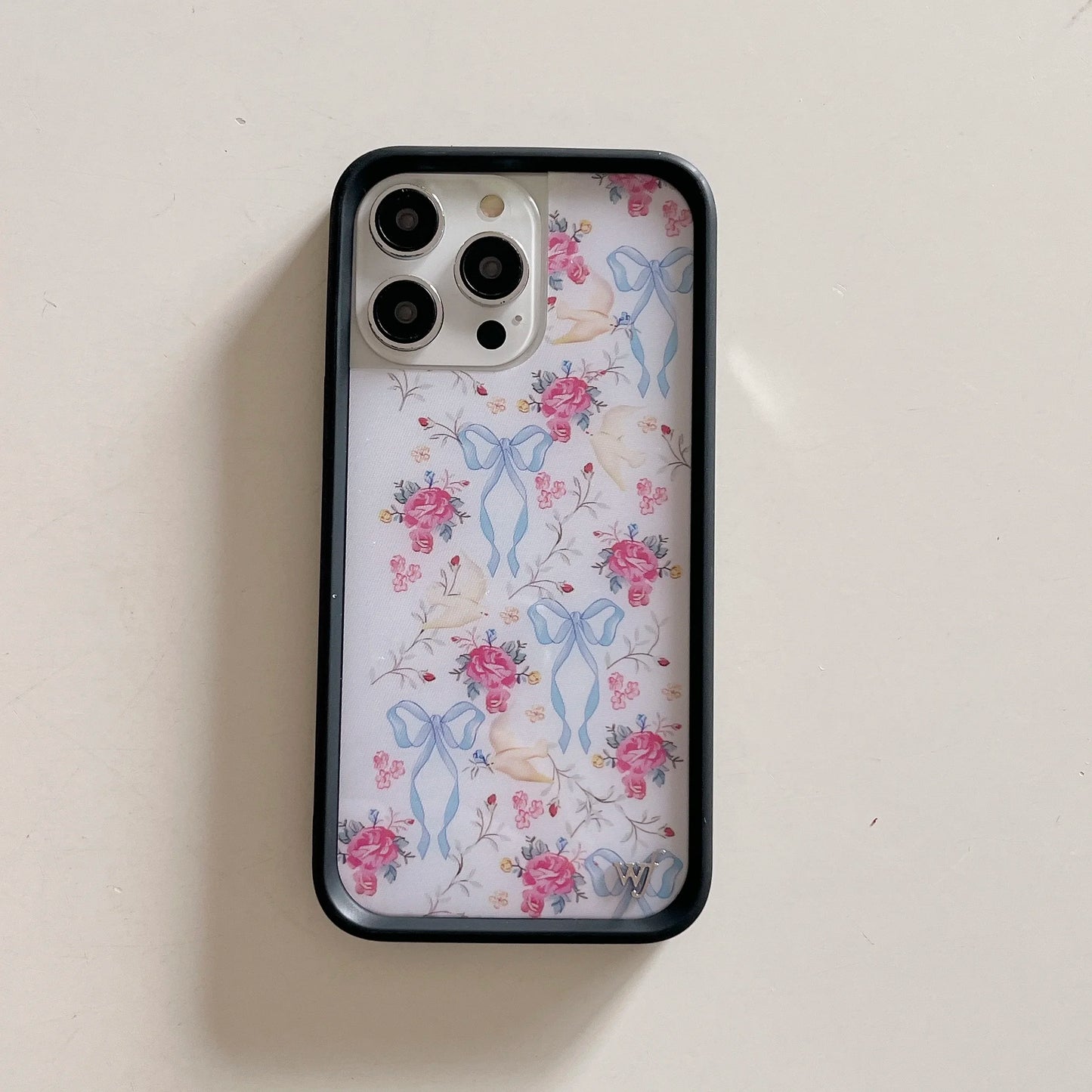 Wildflower Girls Bow High Heels Phone Case