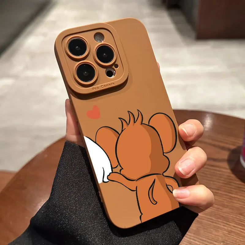 NEW Tom And Jerry Cute Phone Case For iPhone