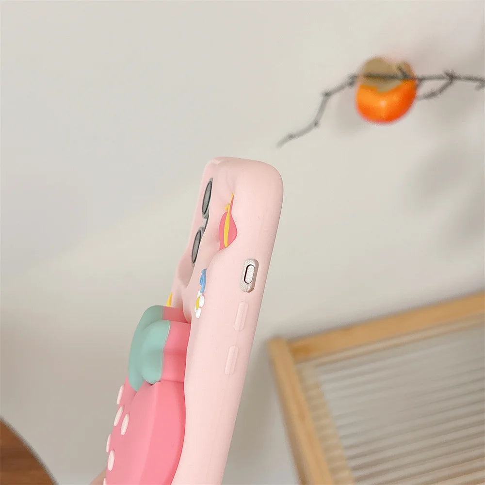 Cartoon Strawberry Phone Case
