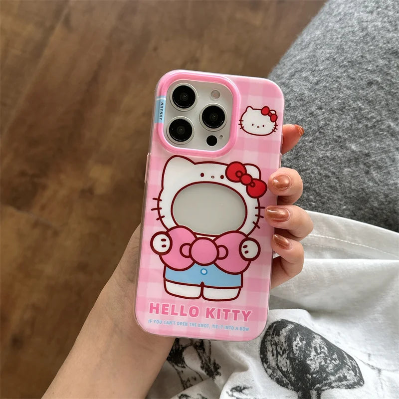 Funny Cute Hellokitty Magnetic Phone Case For iPhone