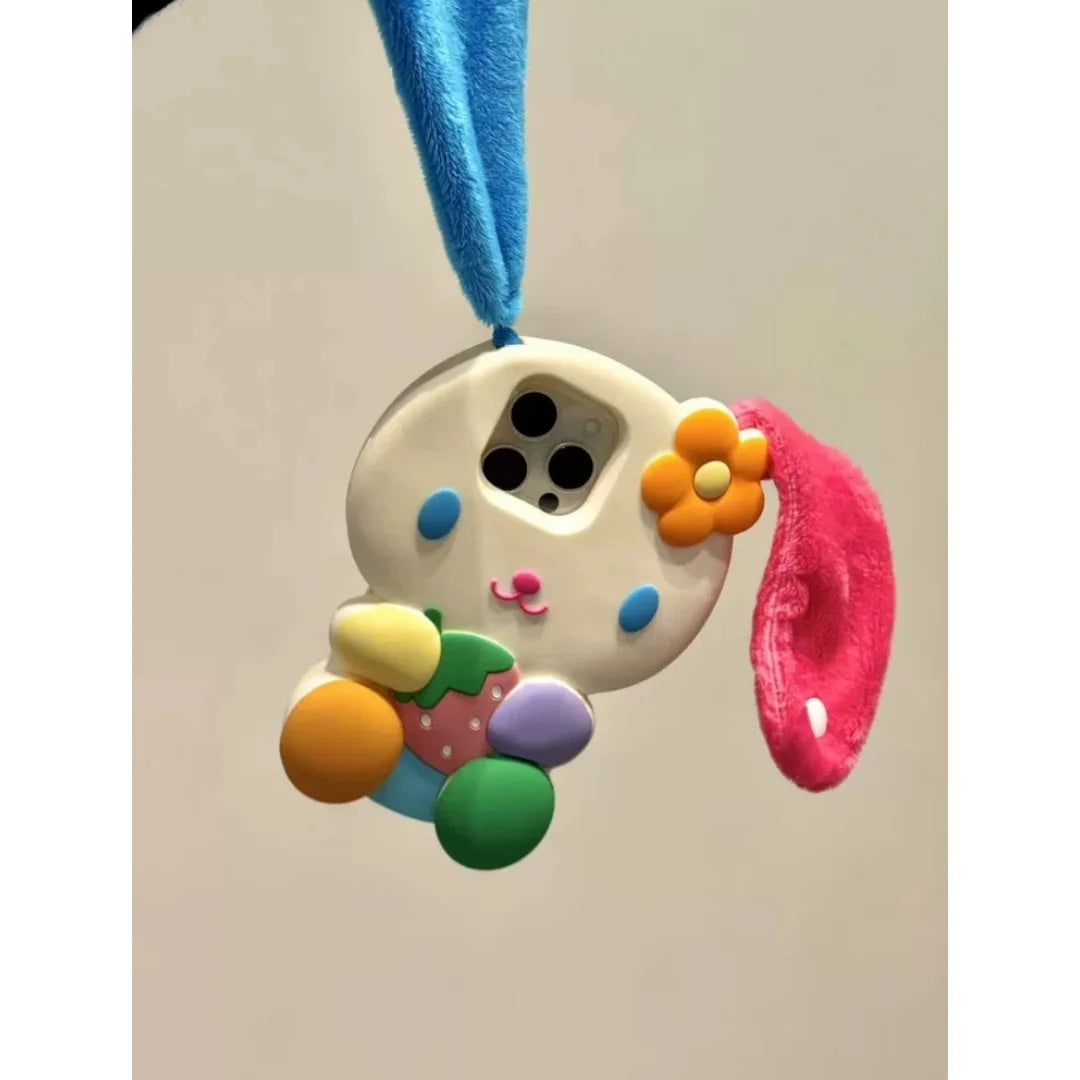 So Cute Cartoon Bunny Rainbow Rabbit Phone Case