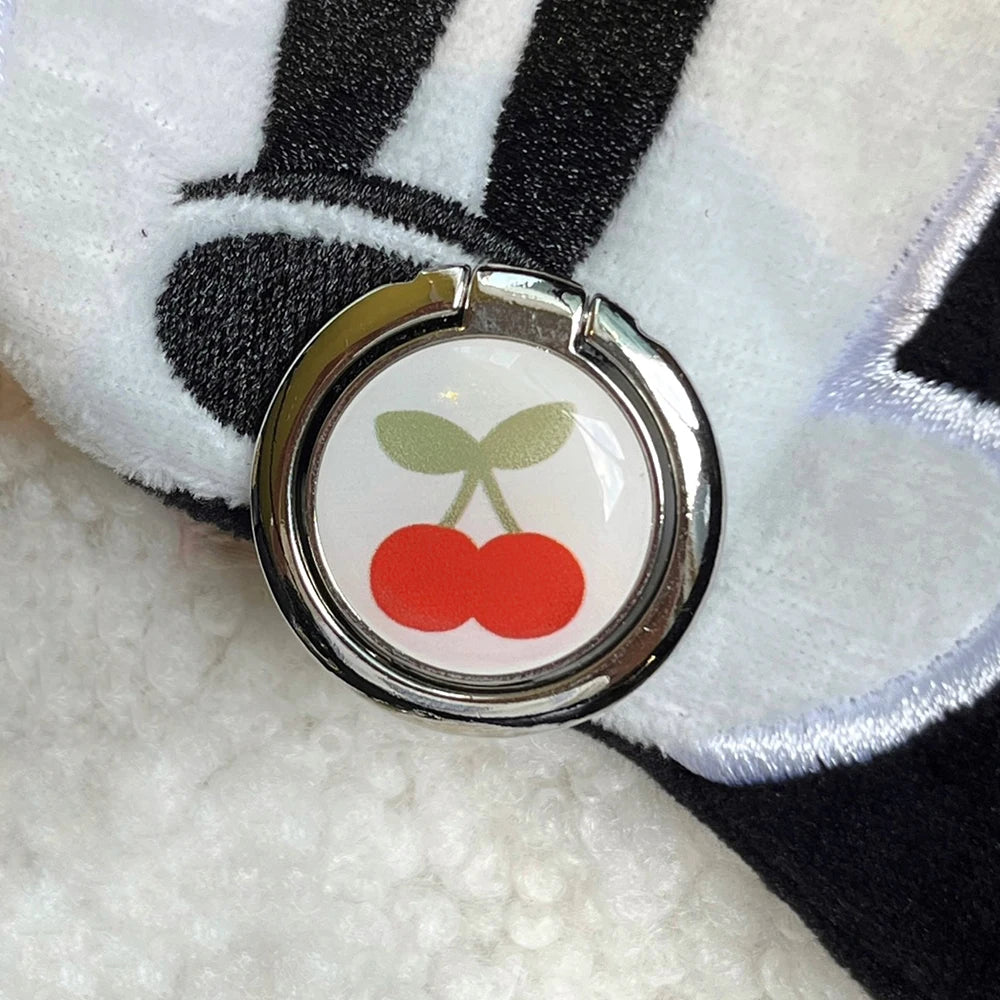 Cute Cherry Pattern Luxury Phone Case