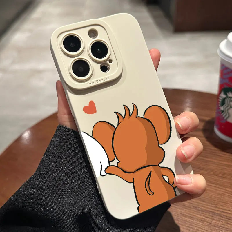 NEW Tom And Jerry Cute Phone Case For iPhone