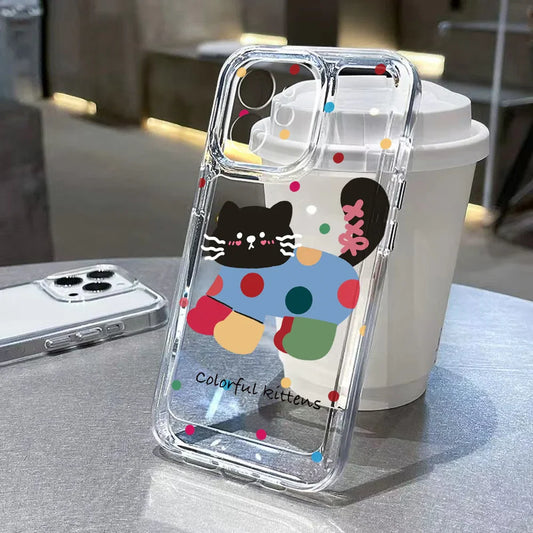 Colorful Cute Cat Phone Case