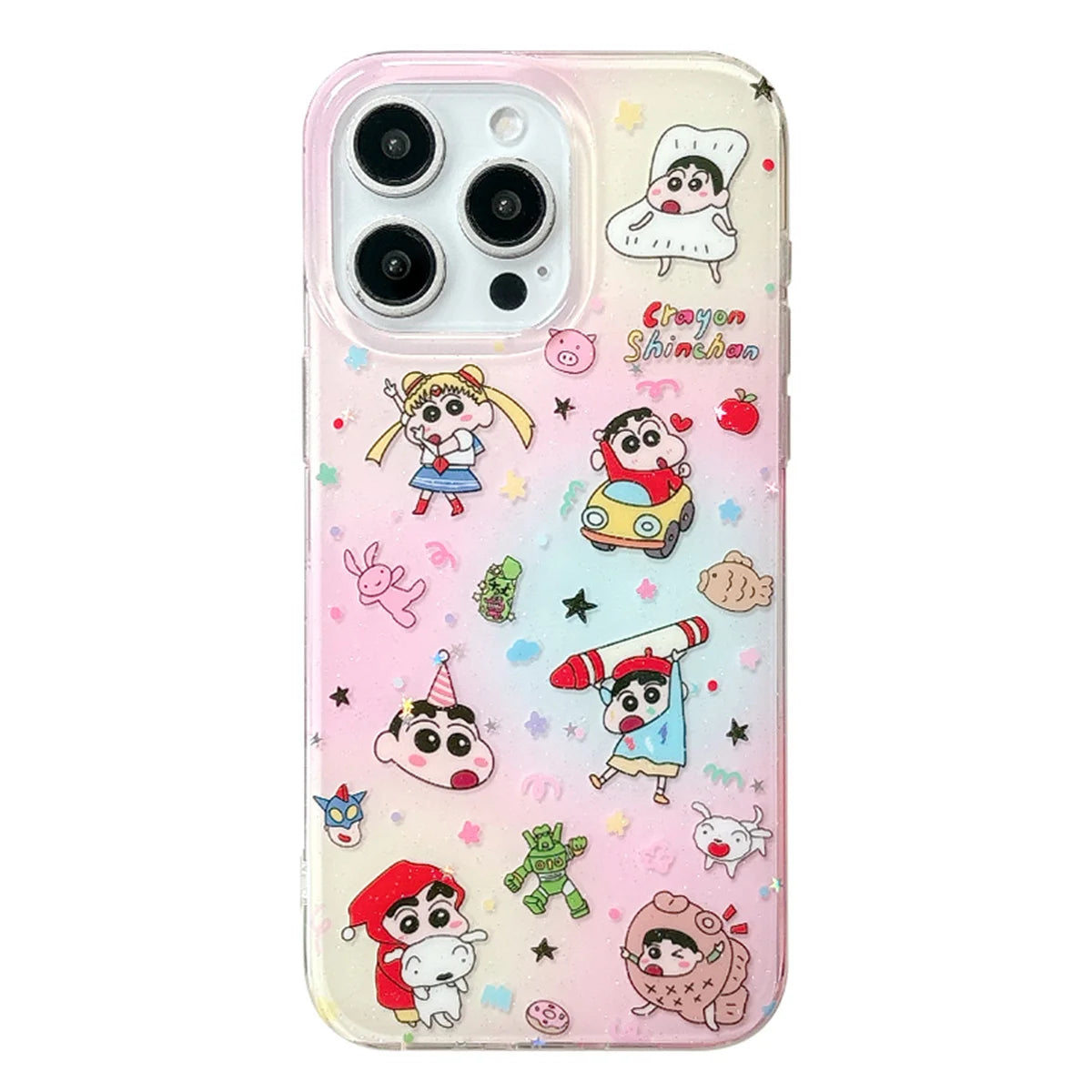 Pink And Cute Crayon Shin Chan Phone Case