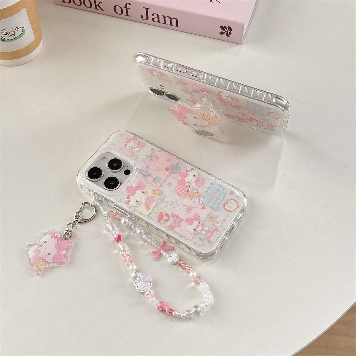 New HelloKitty INS Korean Cute Luxury Stylish Shockproof Phone Case For iPhone