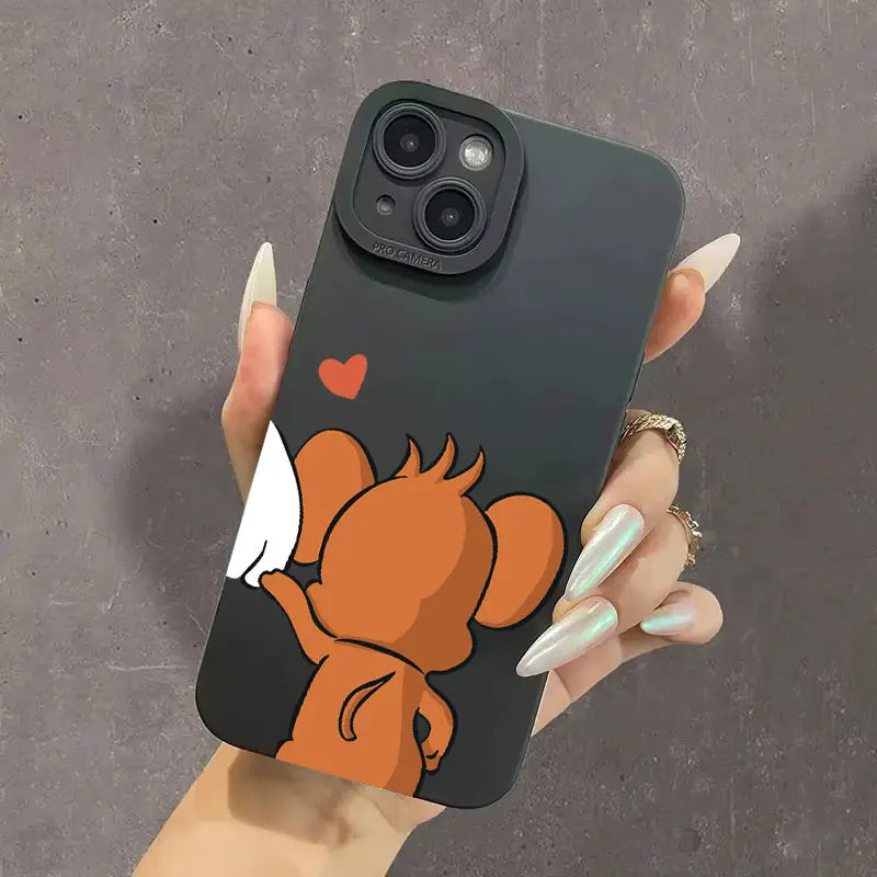 NEW Tom And Jerry Cute Phone Case For iPhone