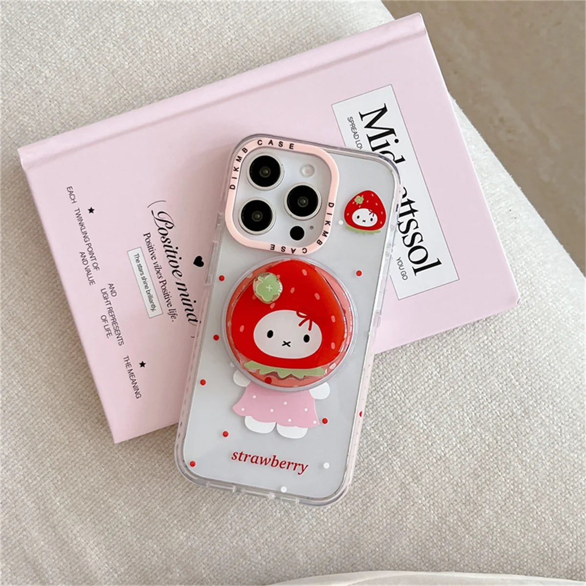 Hello Kitty Magnetic Grip Tok Holder Magsafe Wireless Charge Phone Case