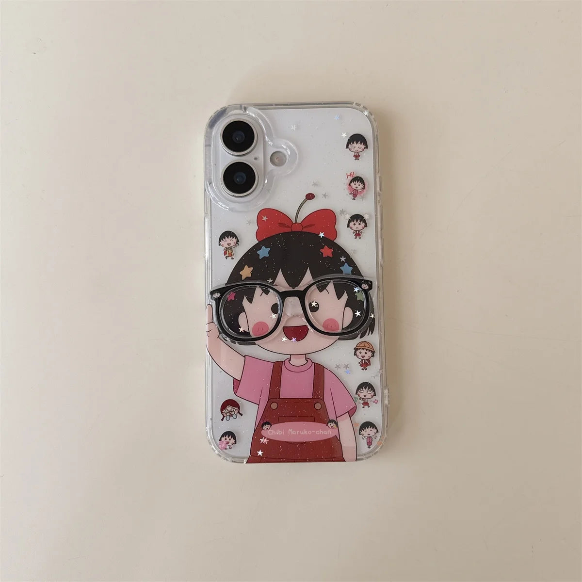 Cartoon Glasses Girl Phone Case