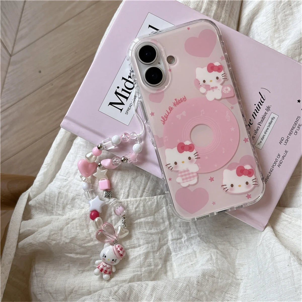 Fashion Cute Pink Kitty Cat Phone Case For iPhone