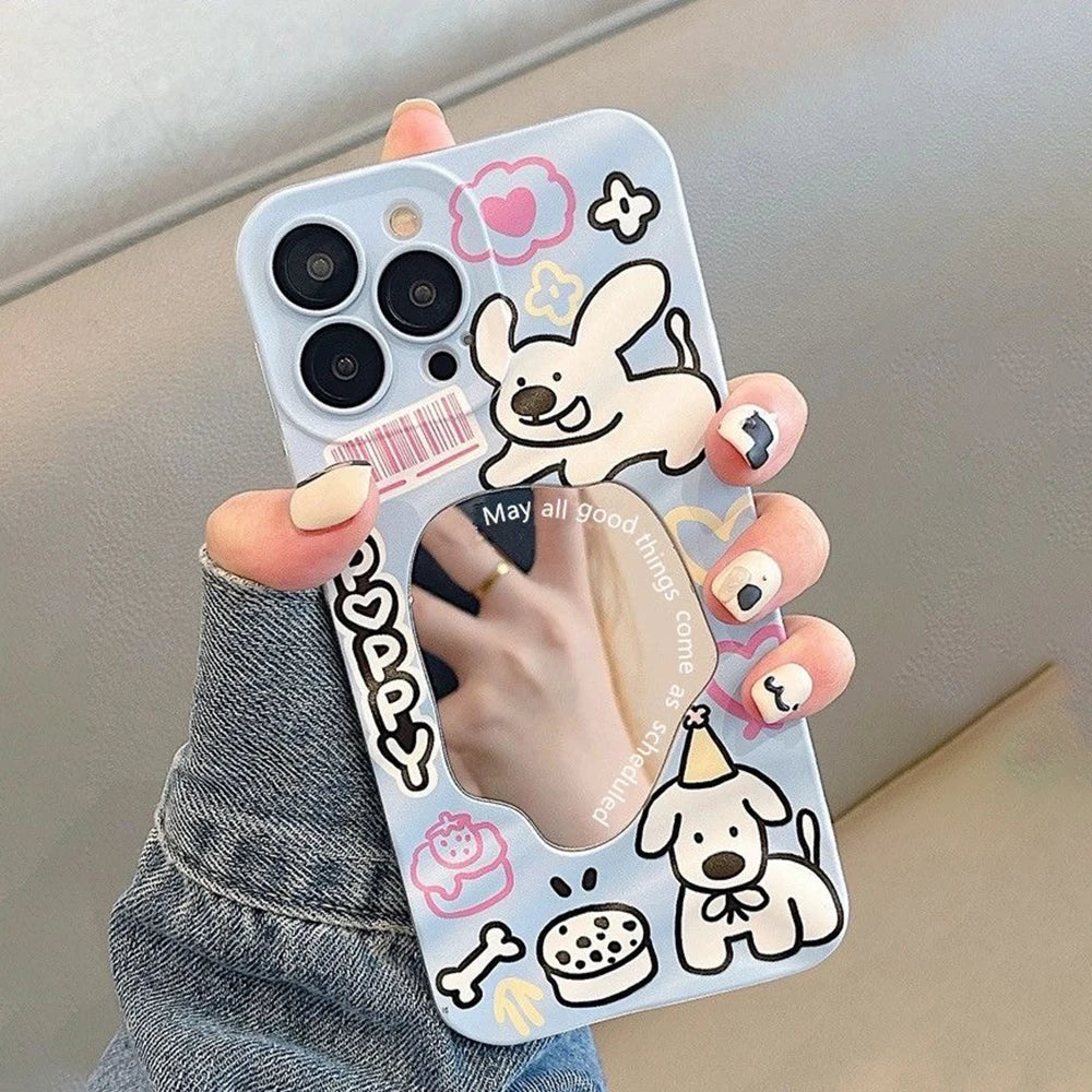 Stars Wavy Mirror Phone Case