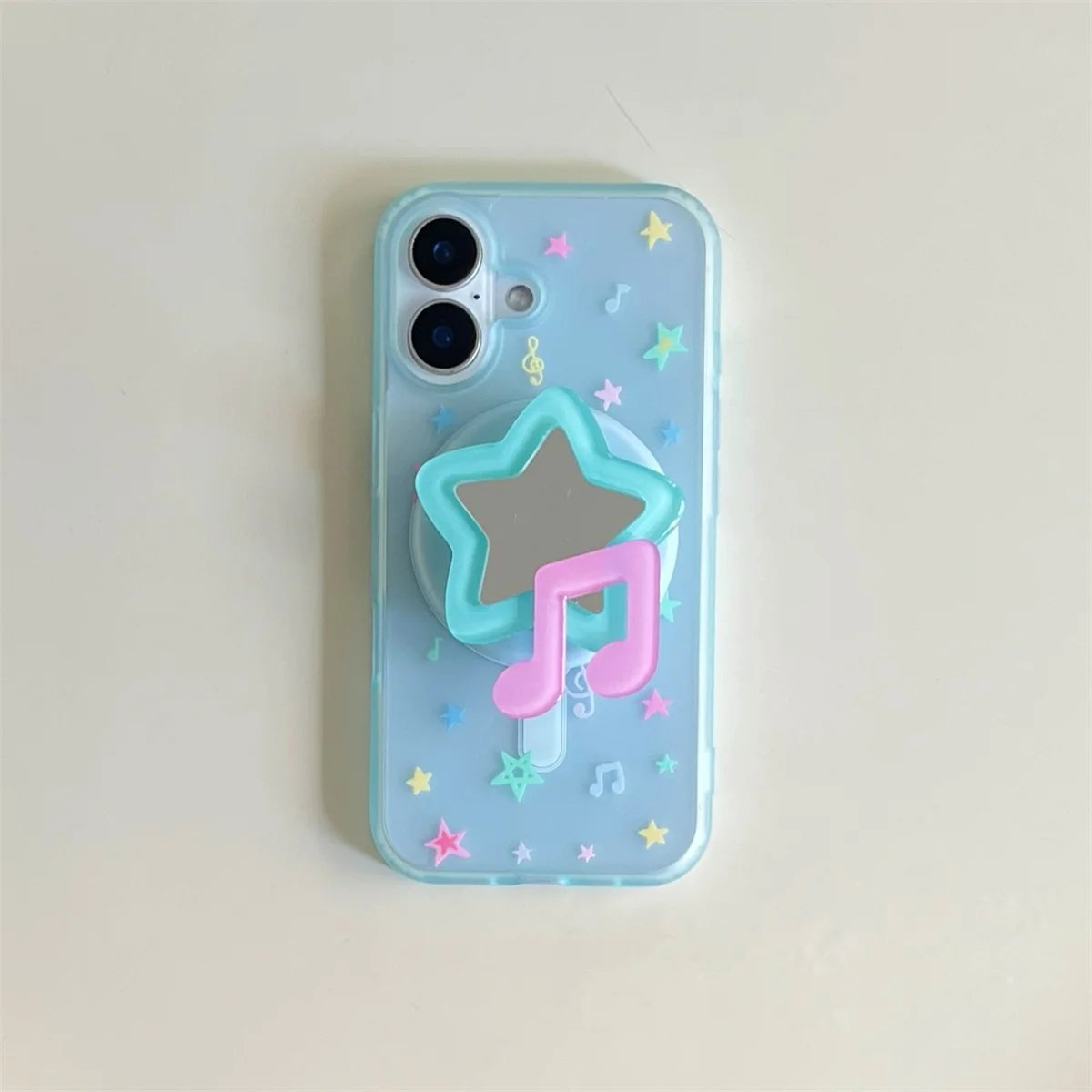 Creative Music Symbol Magnetic Stand Phone Case