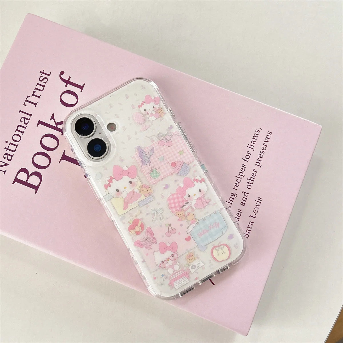 New HelloKitty INS Korean Cute Luxury Stylish Shockproof Phone Case For iPhone