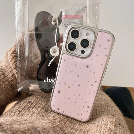 Simple Shine Star Note Pattern Phone Case