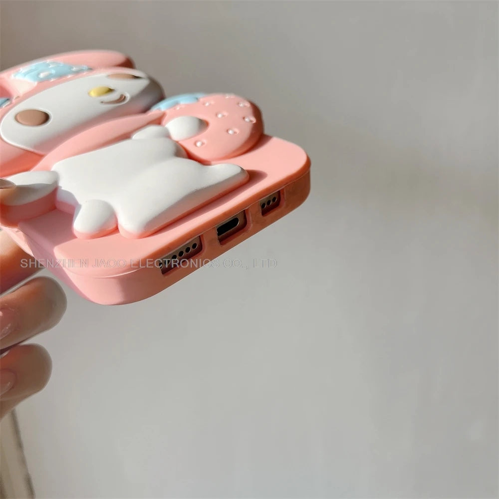 Cartoon My Melody Embrace Strawberries Phone Case