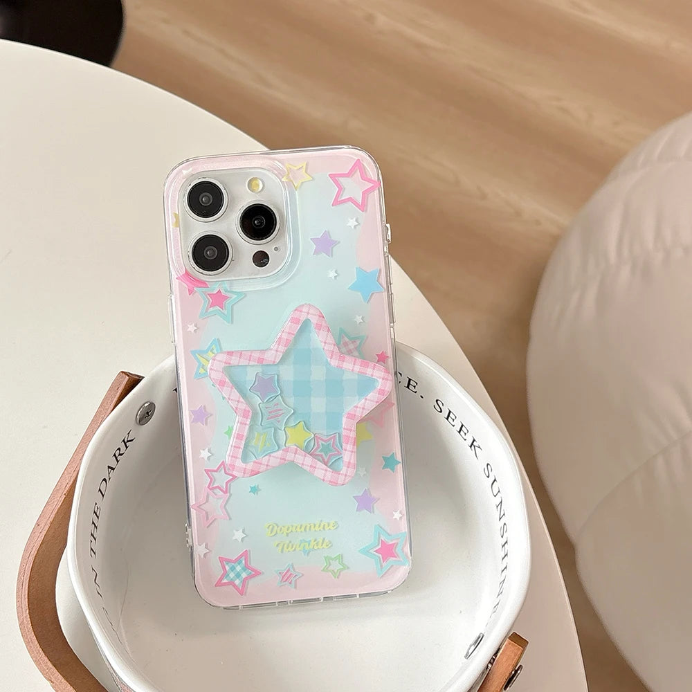 Hot Creative Cute Five Pointed Star Phone Case