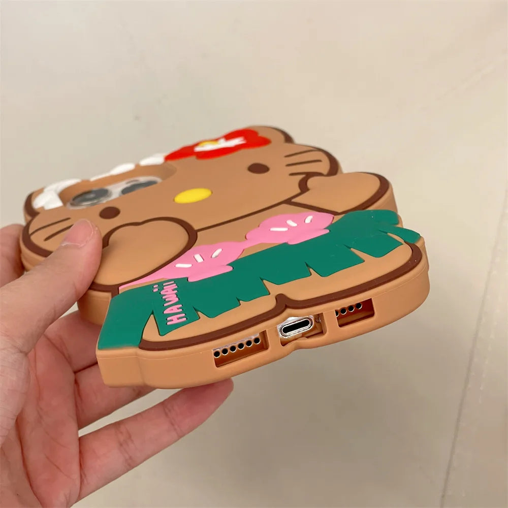 Stereoscopic Hello Kitty Phone Case