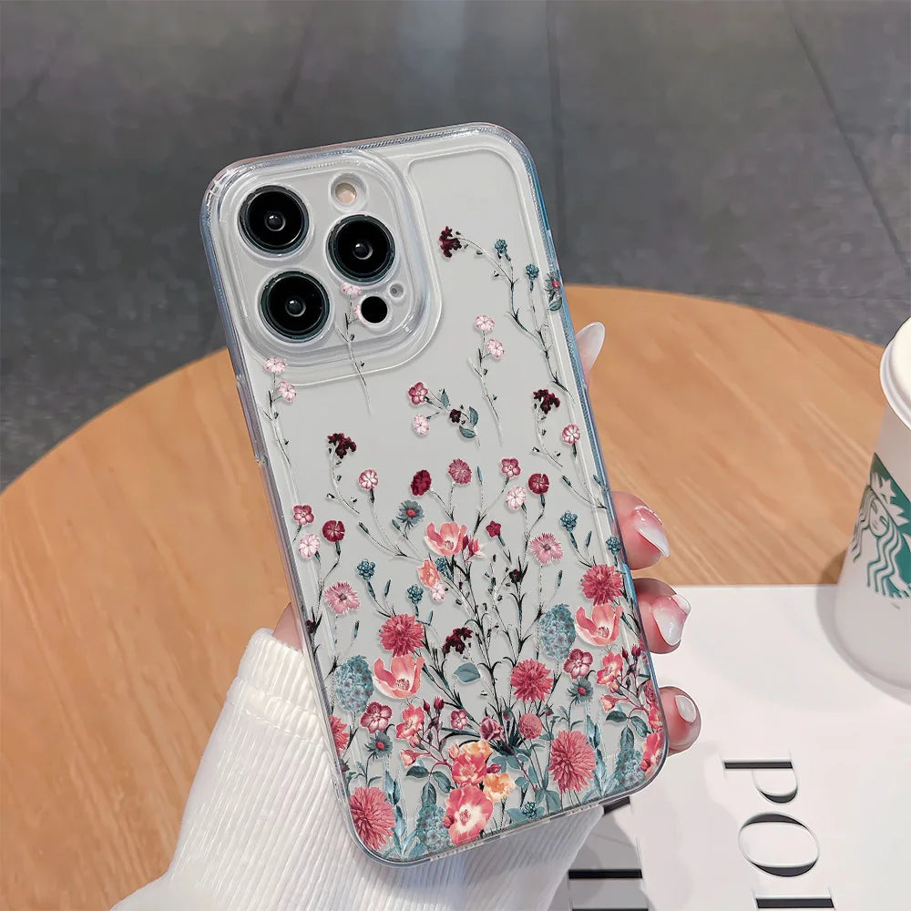 Colorfu Flowers Bloom Painted Phone Case