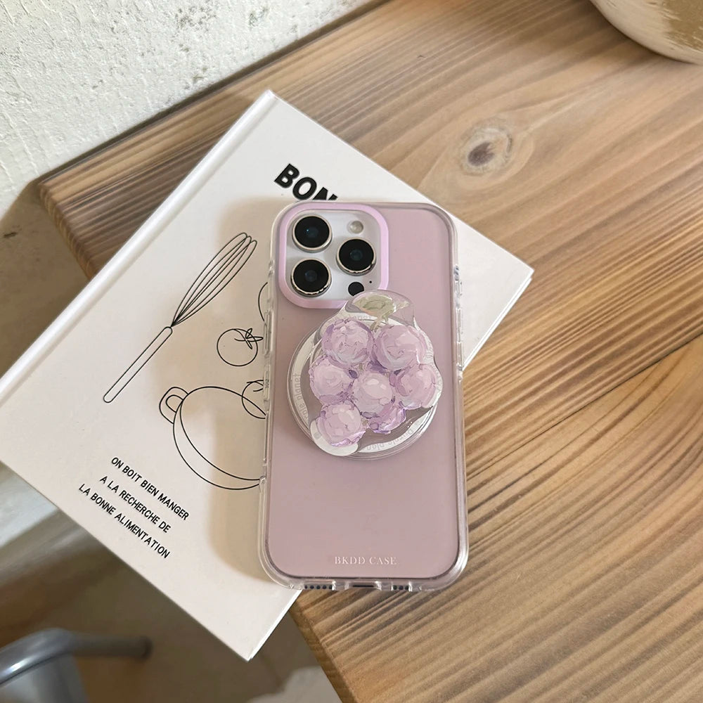 Cute Pear Watermelon Grape Fruit Magnetic Phone Case
