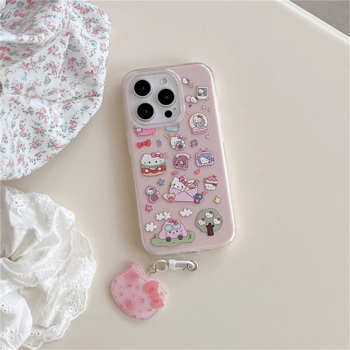 The New Super Cute Cartoon Pudding Dog Phone Case