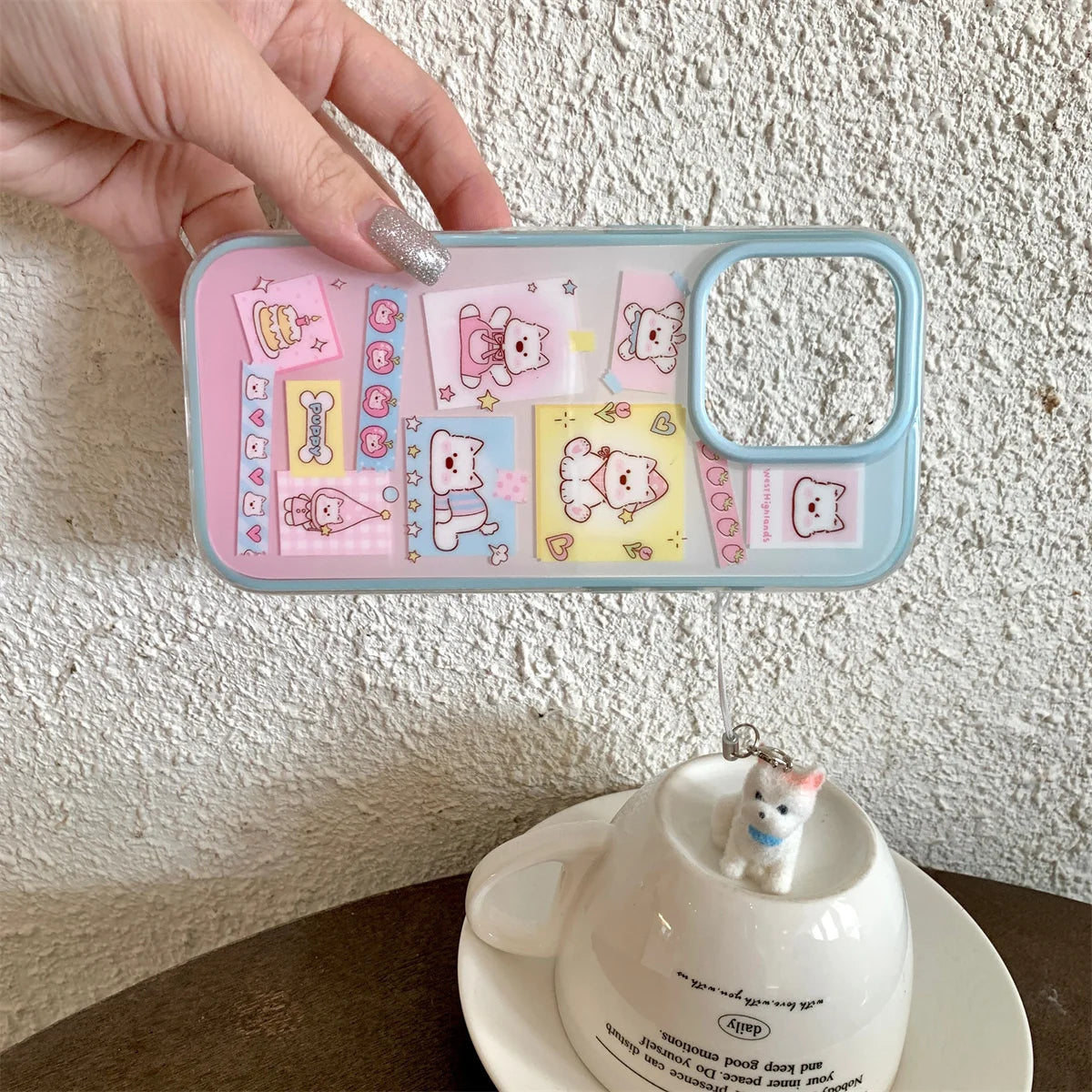 Cute Custard Pancake Magnetic Stand Phone Case