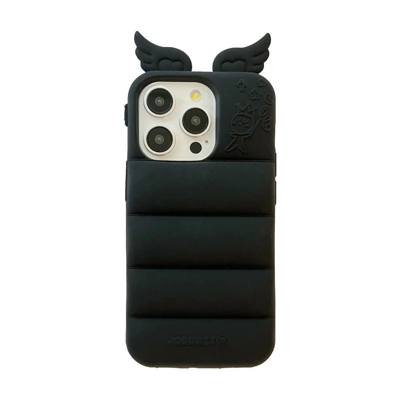 Fashion Love Heart Wing Soft Silicone Phone Case