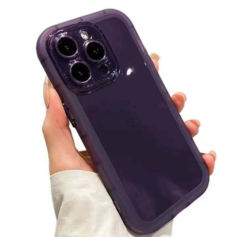 Frosted Transparent Anti-drop Back Cover Bumper Phone Case
