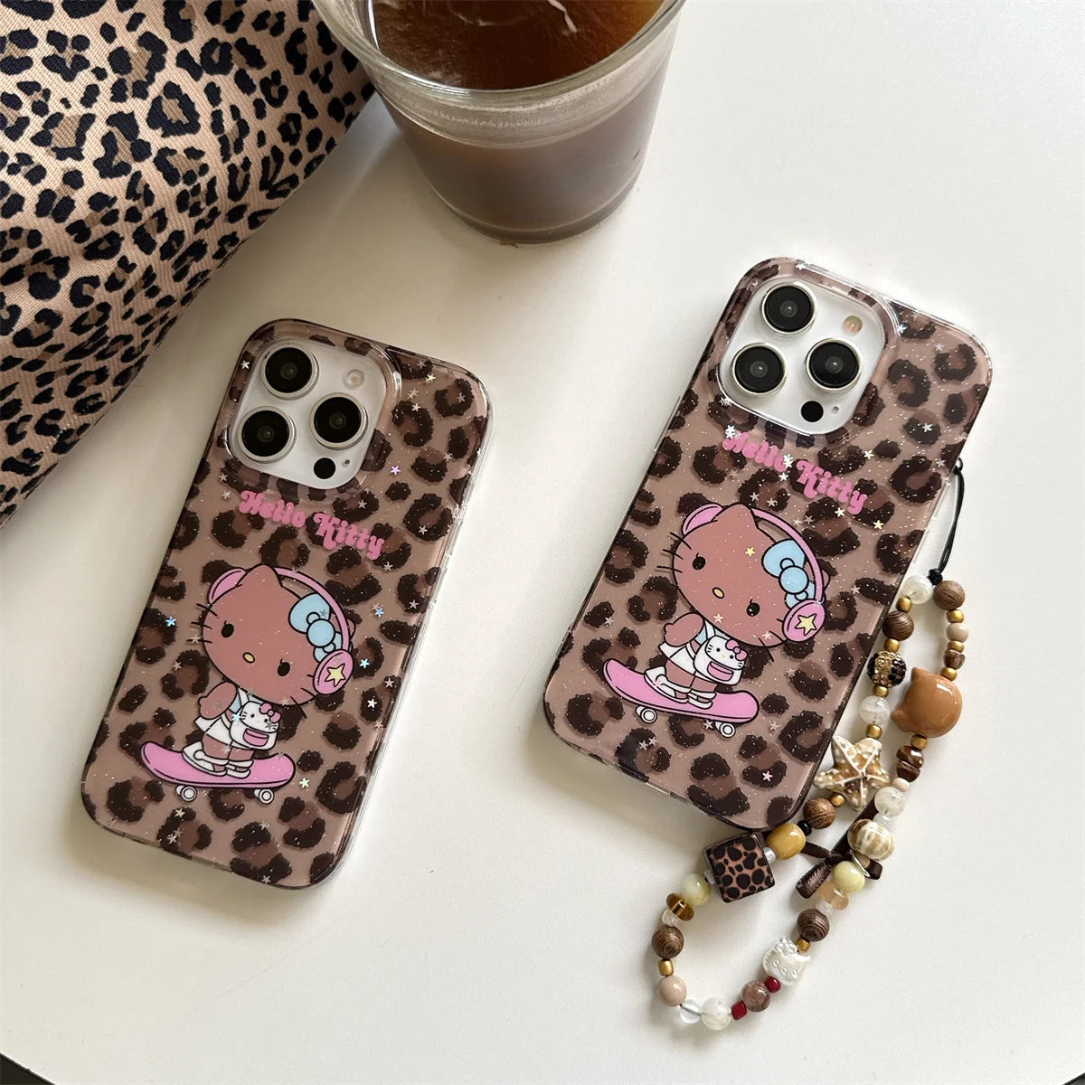 Cute Skateboard Black Kitty Cat Phone Case
