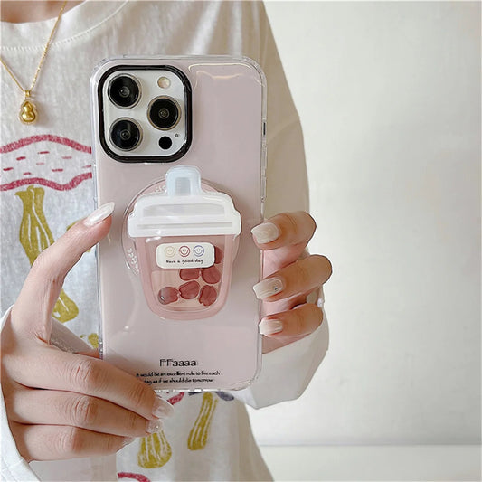 Simple Cute Magnetic Phone Case For iPhone