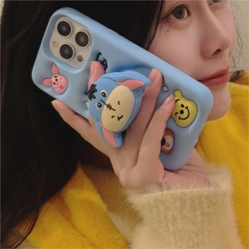 Kawaii 3D Cartoo Nanimal Silicone Phone Case
