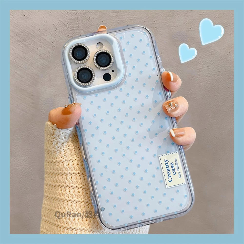 Cute Polka Dot Macron Color Phone Case