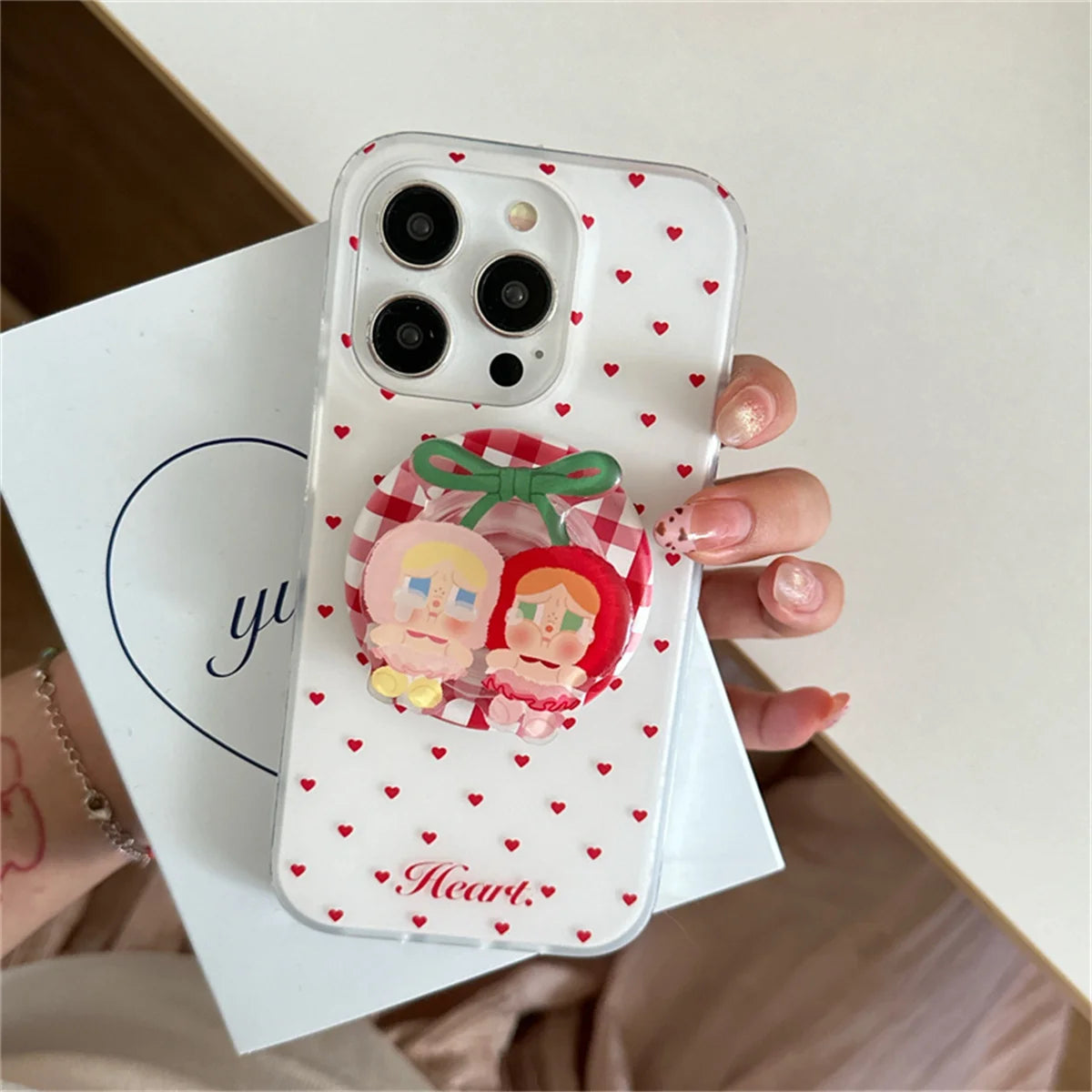 Fashion Cute Polka Dot Magnetic Phone Case