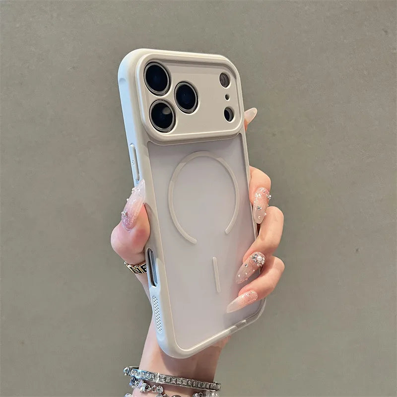 Luxury Candy Color Magnetic Phone Case For iPhone