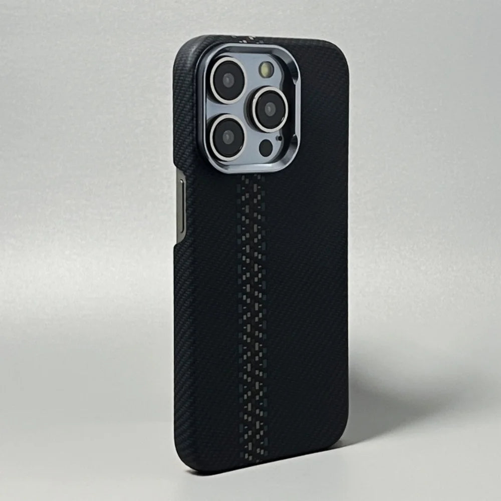 Luxury Kevlar Carbon Fiber Pattern High Quality Hard Pc Case For iPhone