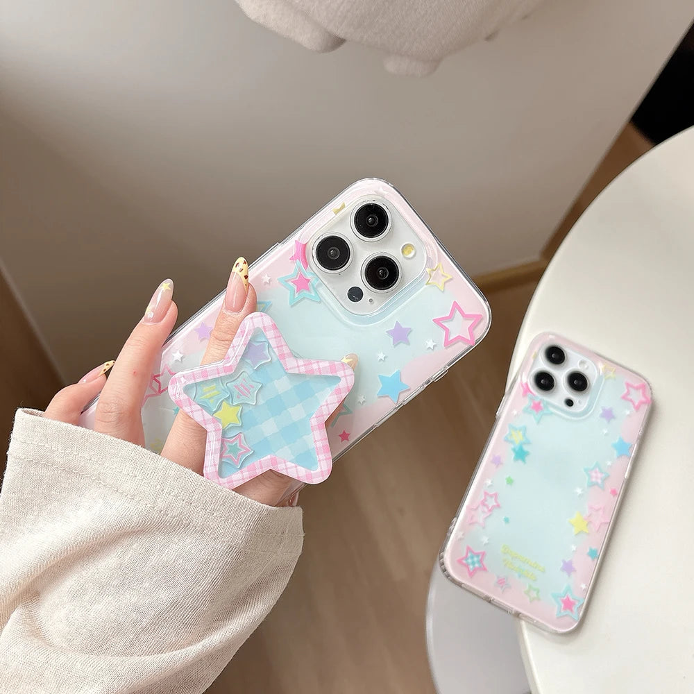 Hot Creative Cute Five Pointed Star Phone Case