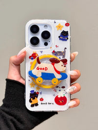 Case with holder