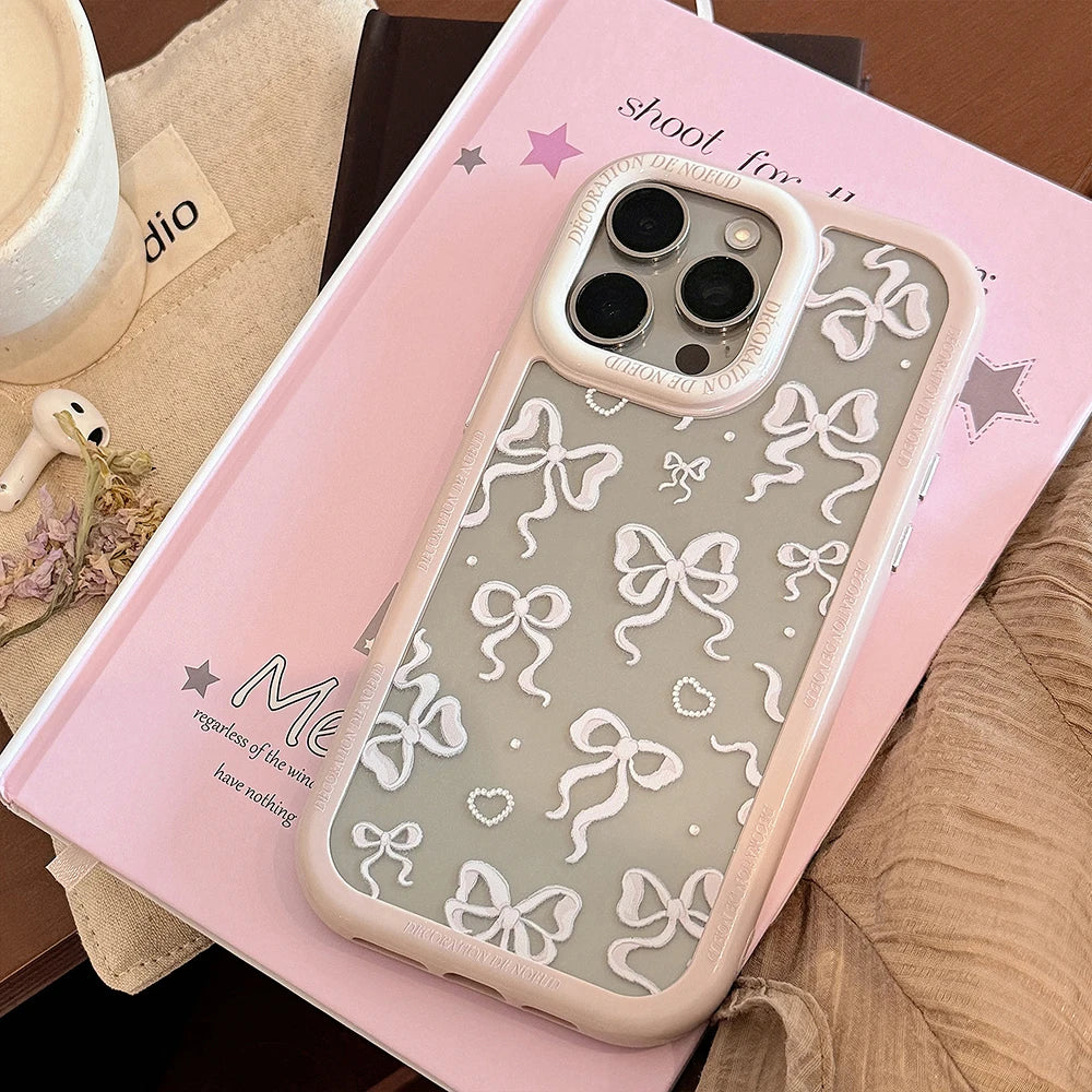 Cute Bowknot Ins Phones Case