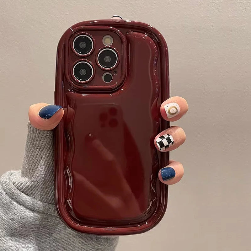 Fashion Oval Soap Shape Glossy Phone Case