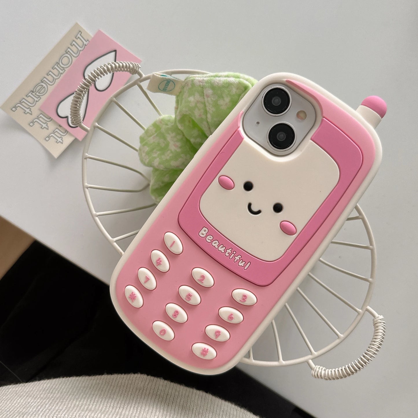 Newest Cartoon Cute Pink Smile Phone Case